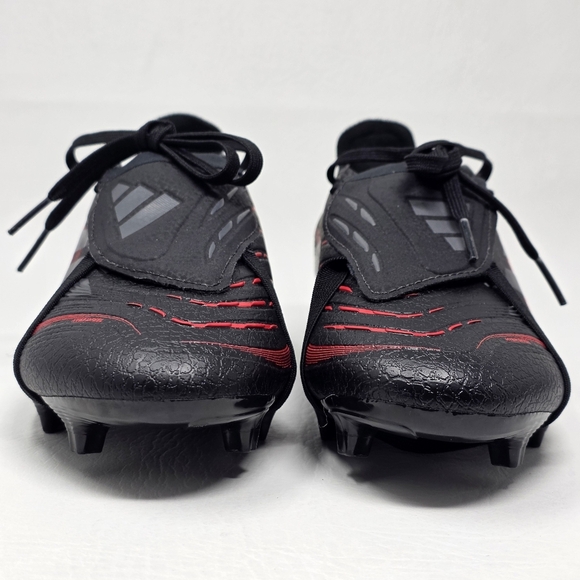Adidas Predator League FT FG/MG Men\'s Sz 6.5 Black Red Soccer Cleats ID1322 New